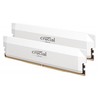 32GB (Kit of 2*16GB) DDR5-6400 Crucial Pro OC White CL32 32GB (Kit of 2*16GB) DDR5-6400 Crucial Pro OC White CL32